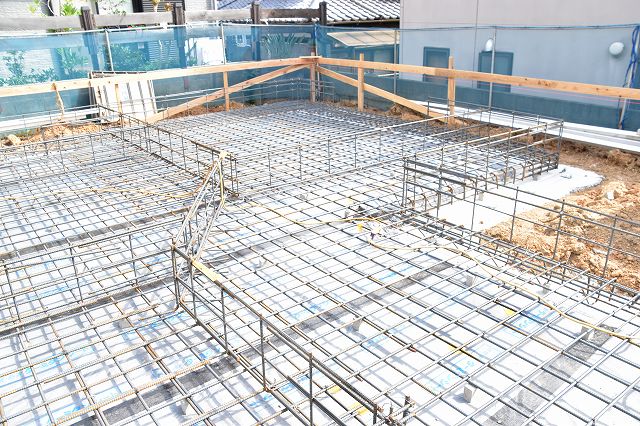 「糟屋郡志免町03」注文住宅現場リポート③【基礎工事】【配筋検査】
