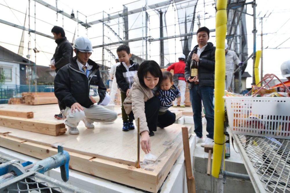 「福岡市東区08」注文住宅現場リポート④【上棟式】