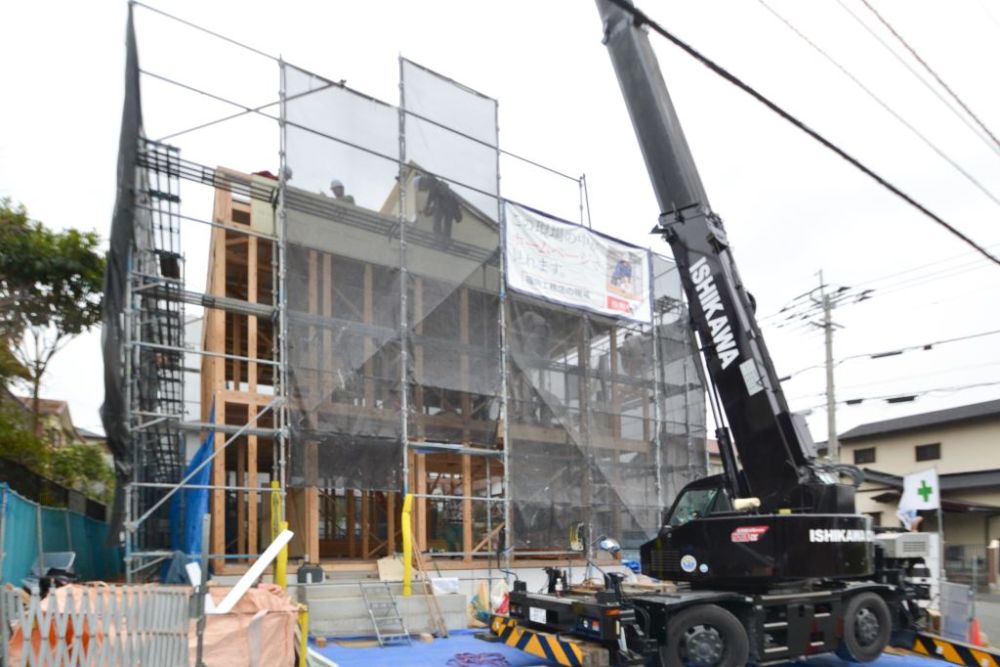 福岡市東区08　注文住宅建築現場リポート④　～上棟式～