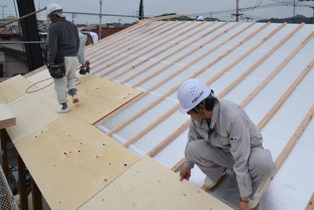 「福岡市東区08」注文住宅現場リポート④【上棟式】