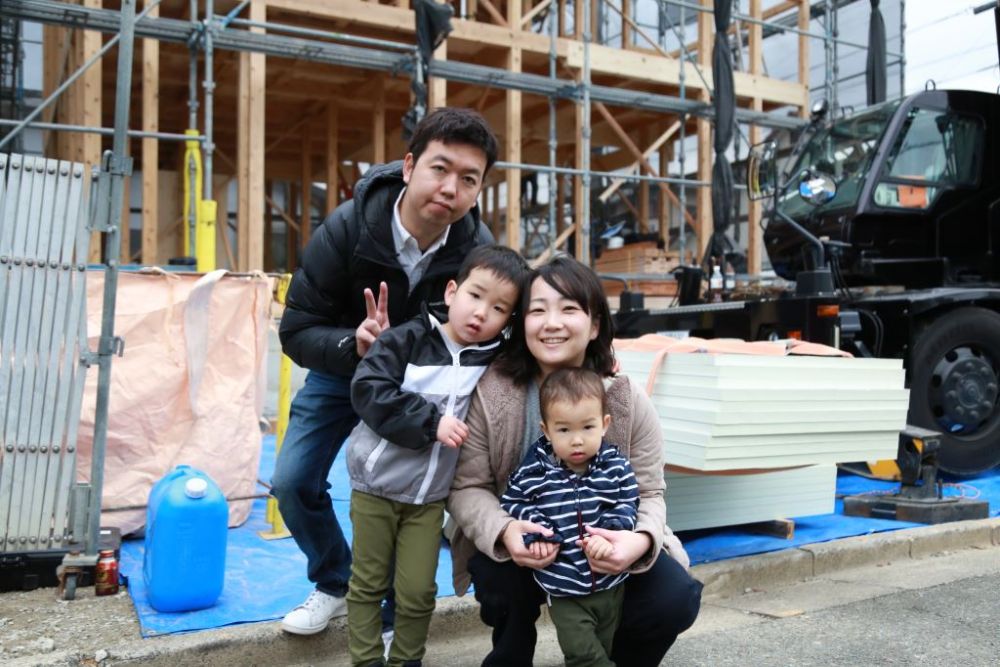 「福岡市東区08」注文住宅現場リポート④【上棟式】