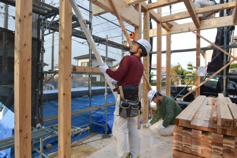 「福岡市東区08」注文住宅現場リポート④【上棟式】