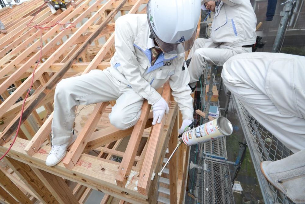 「福岡市東区08」注文住宅現場リポート④【上棟式】