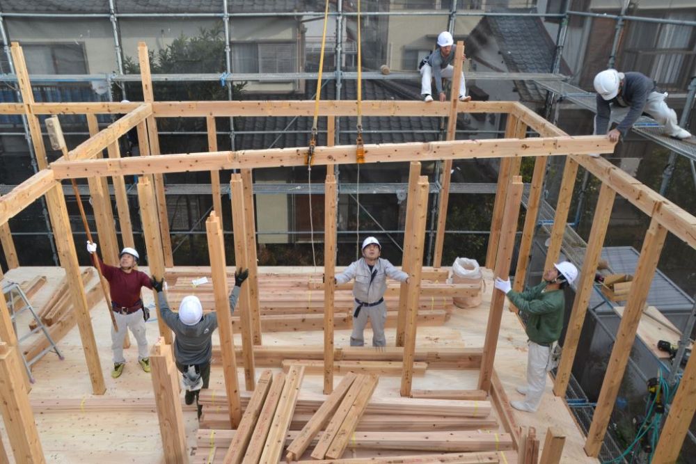 「福岡市東区08」注文住宅現場リポート④【上棟式】