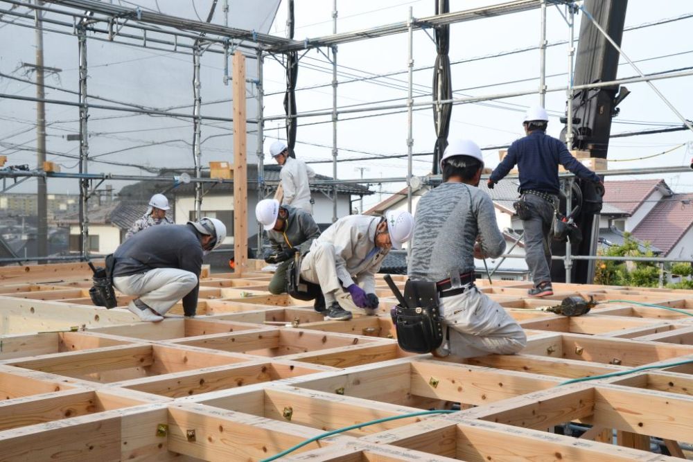 福岡市東区08　注文住宅建築現場リポート④　～上棟式～