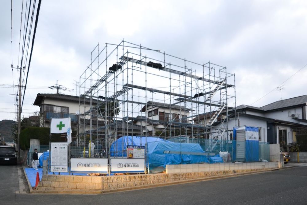 「福岡市東区08」注文住宅現場リポート④【上棟式】