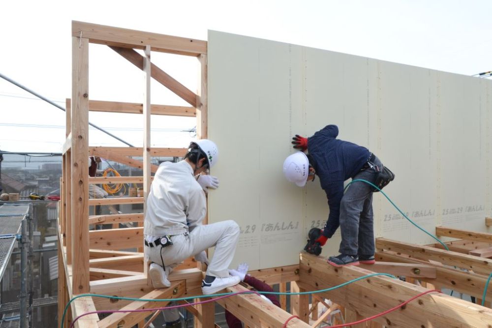 福岡市東区08　注文住宅建築現場リポート④　～上棟式～