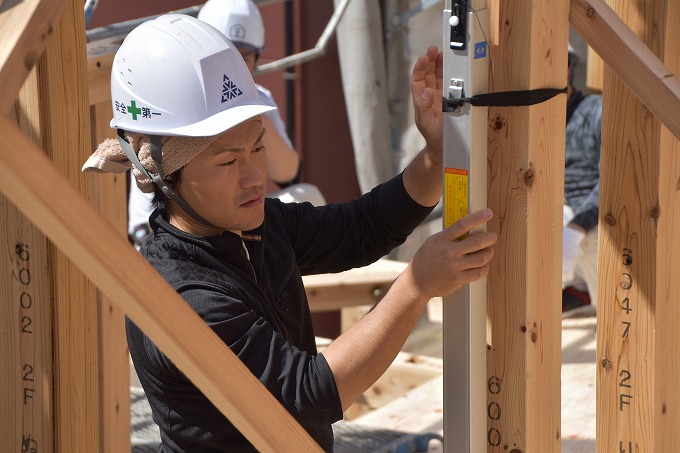 福岡県春日市05　注文住宅建築現場リポート⑤　～上棟式～