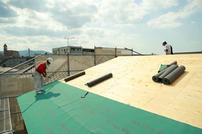 福岡県春日市05　注文住宅建築現場リポート⑤　～上棟式～