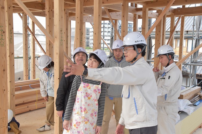 「福岡市西区千里01」注文住宅現場リポート⑤【上棟式】