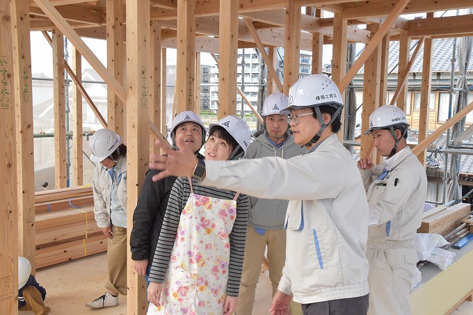 福岡市西区千里01　注文住宅建築現場リポート⑤　～上棟式～