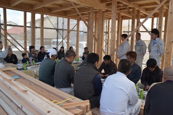 「福岡市西区千里01」注文住宅現場リポート⑤【上棟式】