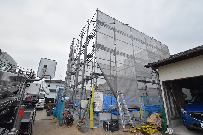 「福岡市西区千里01」注文住宅現場リポート⑤【上棟式】