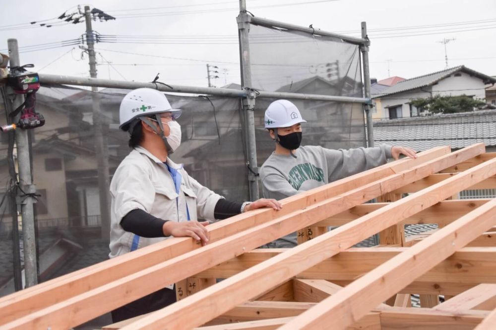 福岡県古賀市07　注文住宅建築現場リポート③　～上棟式～