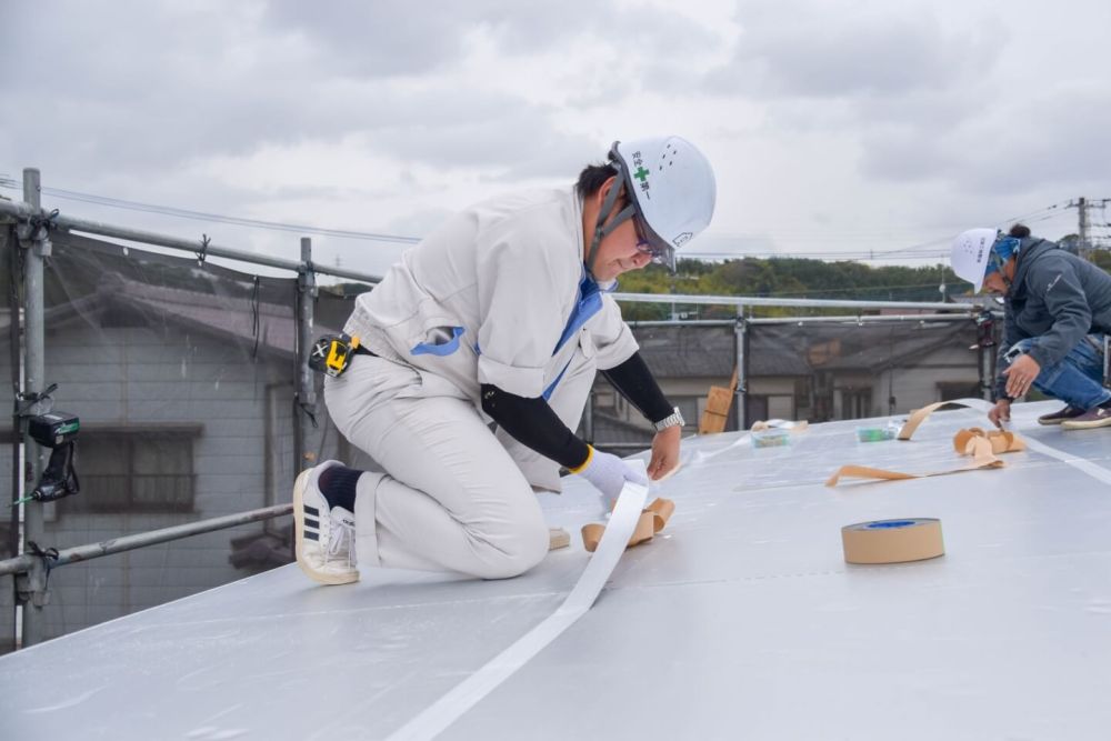 福岡県古賀市07　注文住宅建築現場リポート③　～上棟式～