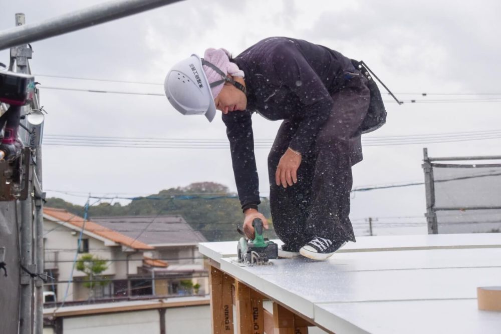 福岡県古賀市07　注文住宅建築現場リポート③　～上棟式～