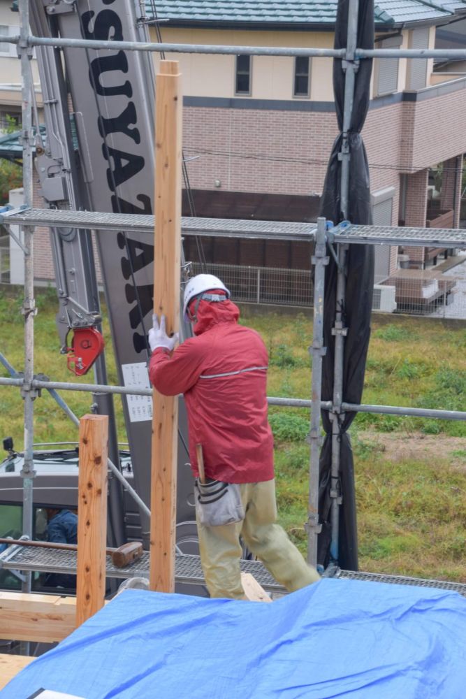 福岡県古賀市07　注文住宅建築現場リポート③　～上棟式～