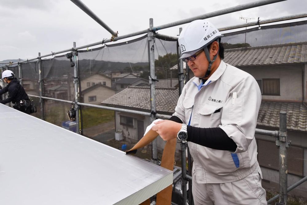 福岡県古賀市07　注文住宅建築現場リポート③　～上棟式～