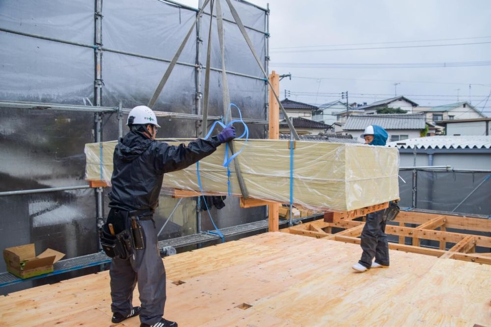 福岡県古賀市07　注文住宅建築現場リポート③　～上棟式～