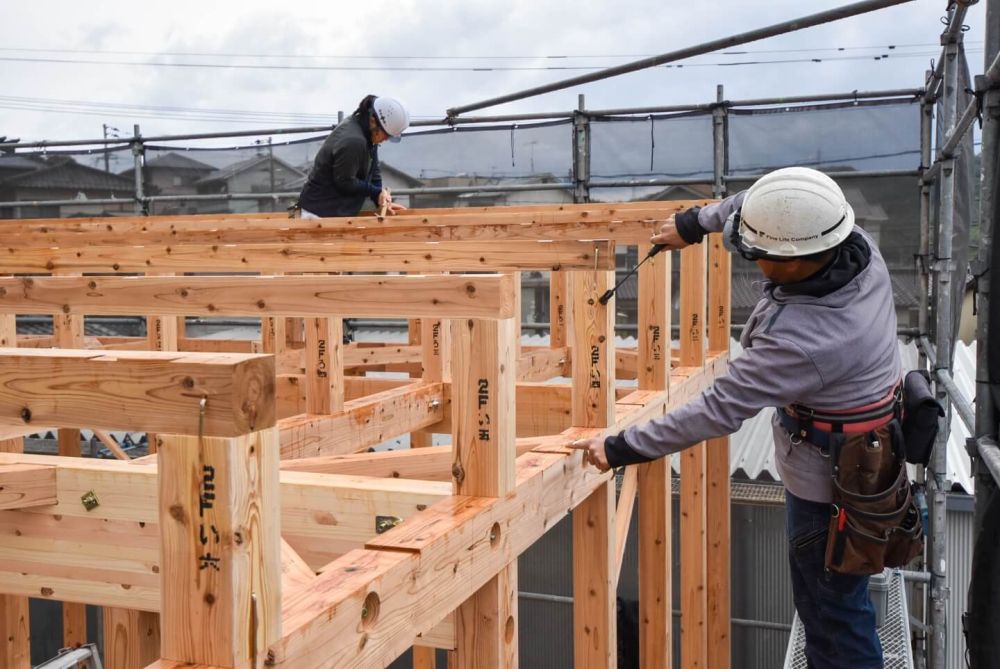 福岡県古賀市07　注文住宅建築現場リポート③　～上棟式～