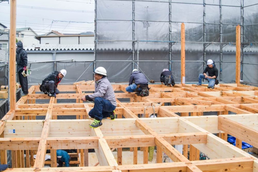 福岡県古賀市07　注文住宅建築現場リポート③　～上棟式～