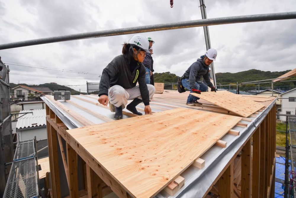 福岡県古賀市07　注文住宅建築現場リポート③　～上棟式～