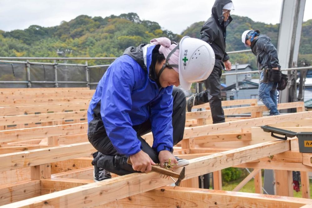 福岡県古賀市07　注文住宅建築現場リポート③　～上棟式～