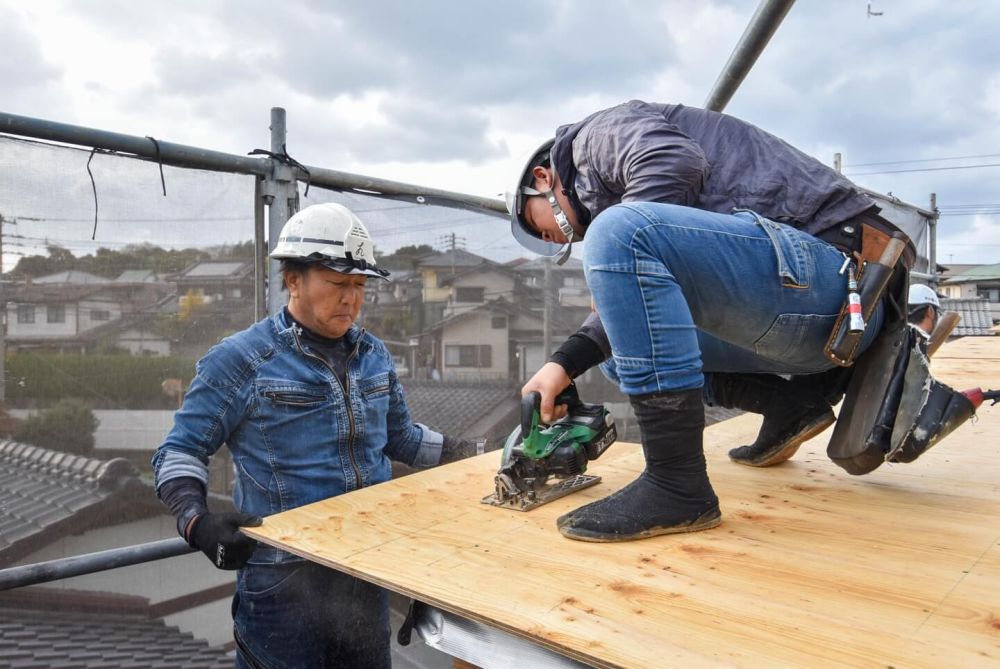 福岡県古賀市07　注文住宅建築現場リポート③　～上棟式～