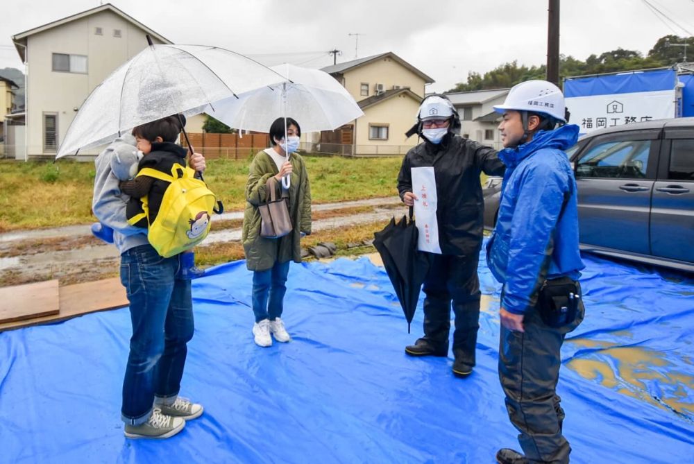 福岡県古賀市07　注文住宅建築現場リポート③　～上棟式～