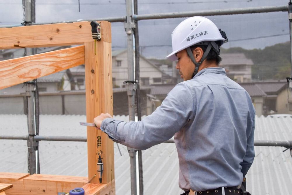 福岡県古賀市07　注文住宅建築現場リポート③　～上棟式～