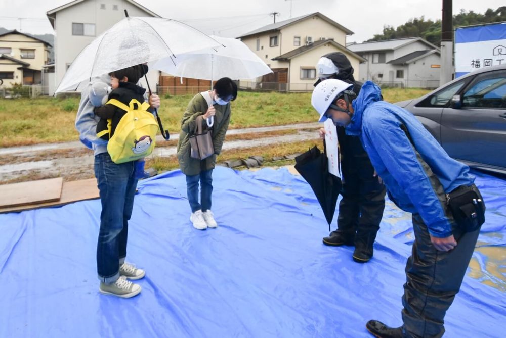 福岡県古賀市07　注文住宅建築現場リポート③　～上棟式～