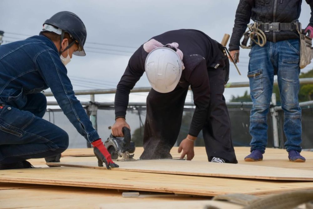 福岡県古賀市07　注文住宅建築現場リポート③　～上棟式～