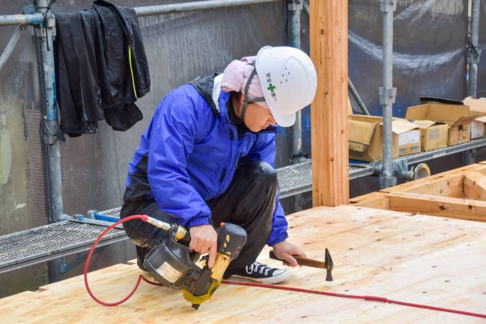 福岡県古賀市07　注文住宅建築現場リポート③　～上棟式～