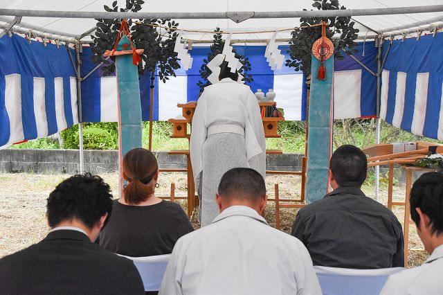「那珂川市05」注文住宅現場リポート①【地鎮祭】