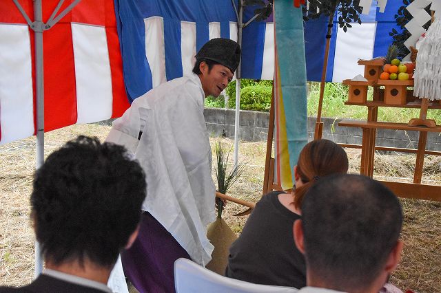 福岡県那珂川市05　注文住宅建築現場リポート①　～地鎮祭～