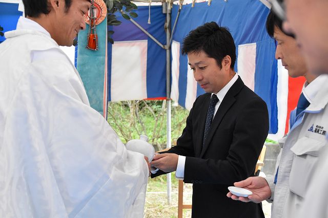 福岡県那珂川市05　注文住宅建築現場リポート①　～地鎮祭～