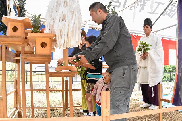 福岡県那珂川市05　注文住宅建築現場リポート①　～地鎮祭～