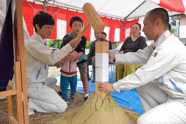 福岡県那珂川市05　注文住宅建築現場リポート①　～地鎮祭～