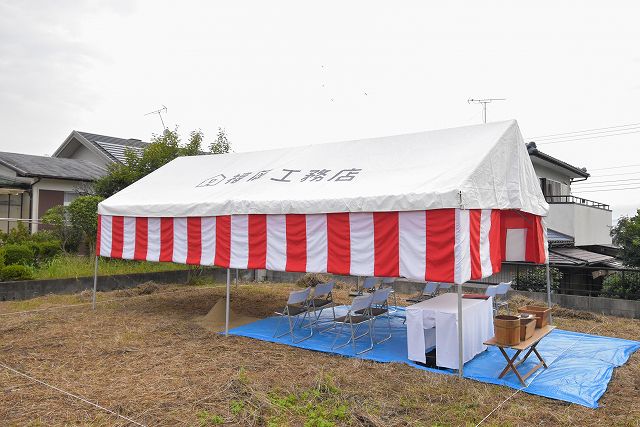 福岡県那珂川市05　注文住宅建築現場リポート①　～地鎮祭～