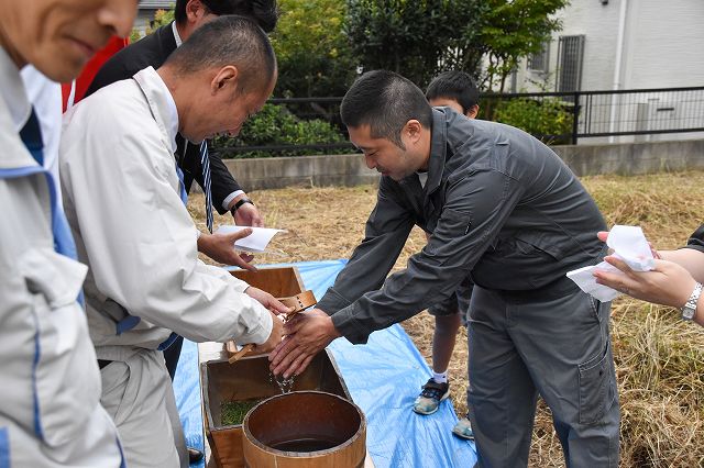 福岡県那珂川市05　注文住宅建築現場リポート①　～地鎮祭～