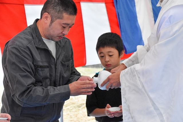 福岡県那珂川市05　注文住宅建築現場リポート①　～地鎮祭～