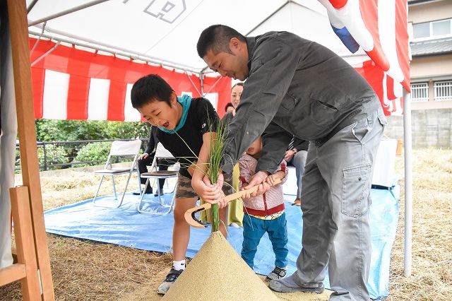 福岡県那珂川市05　注文住宅建築現場リポート①　～地鎮祭～