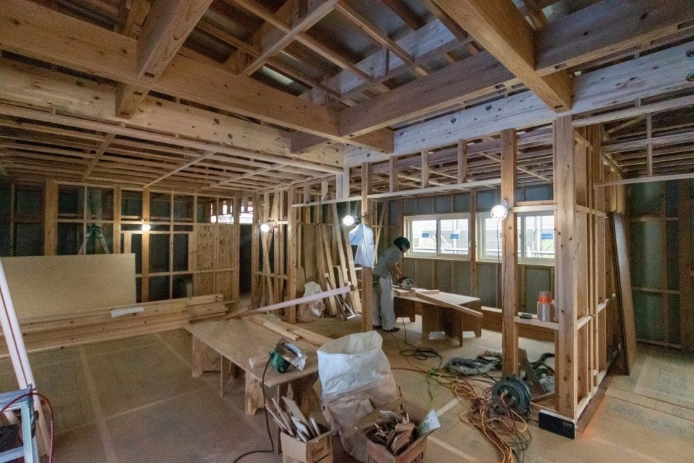 「糟屋郡志免町04」注文住宅現場リポート④【木工事】【軒天】