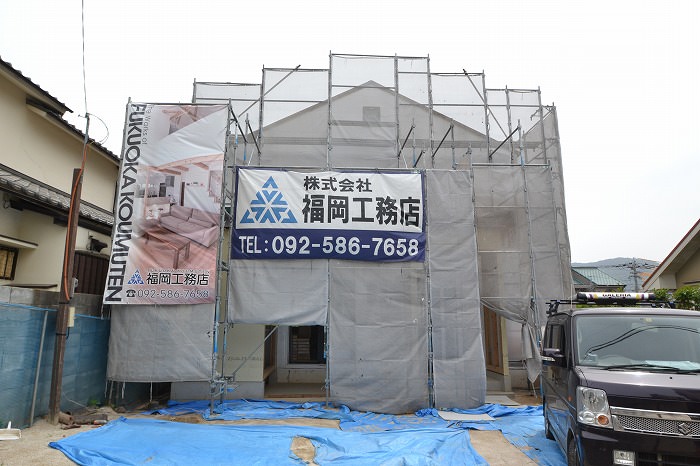 「福岡市南区皿山02」注文住宅現場リポート⑥