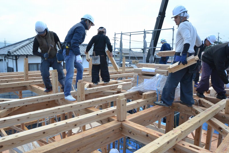 「久留米市西町01」注文住宅現場リポート⑤【上棟式】