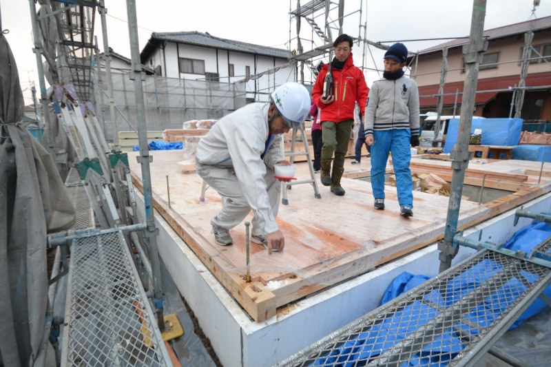 福岡県久留米市西町01　注文住宅建築現場リポート⑤　～上棟式～