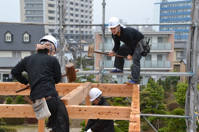 福岡県久留米市西町01　注文住宅建築現場リポート⑤　～上棟式～