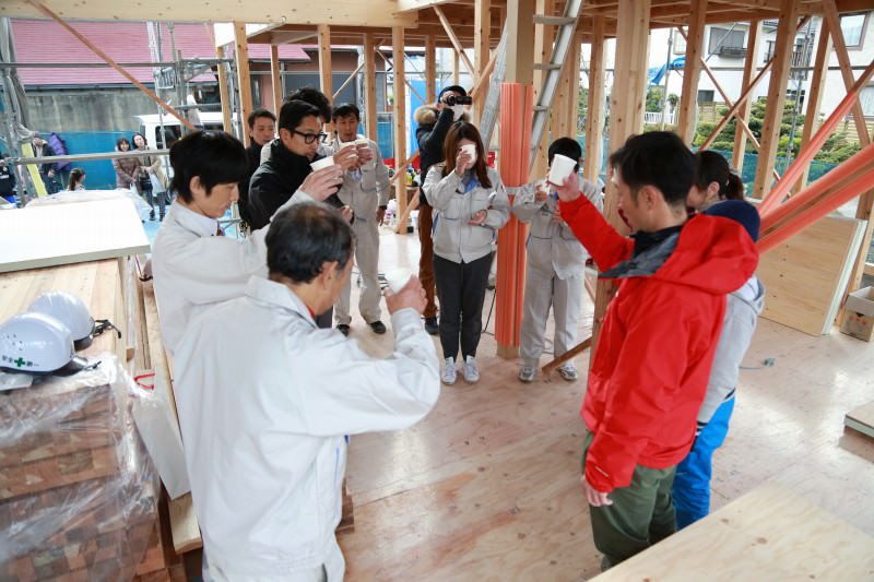 「久留米市西町01」注文住宅現場リポート⑤【上棟式】