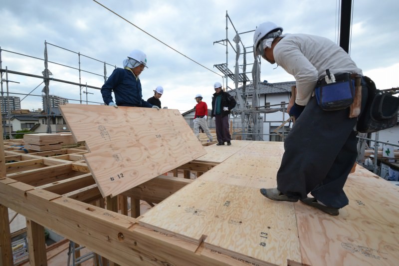 福岡県久留米市西町01　注文住宅建築現場リポート⑤　～上棟式～