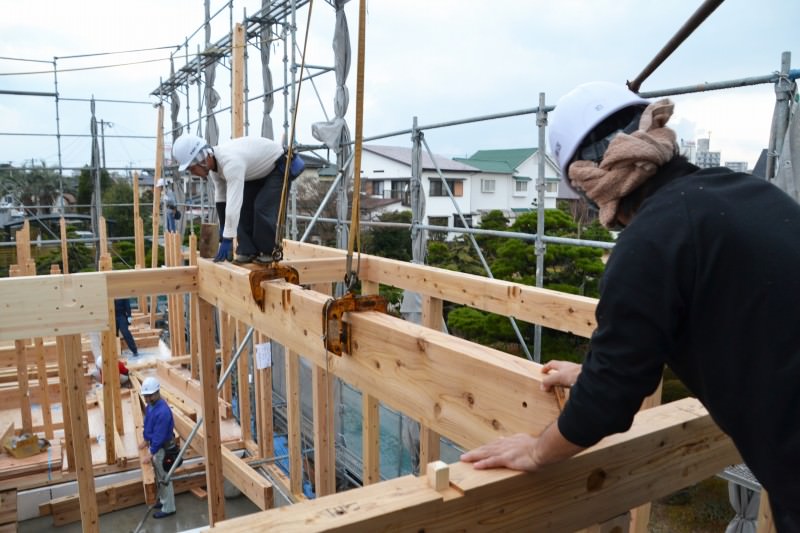 福岡県久留米市西町01　注文住宅建築現場リポート⑤　～上棟式～